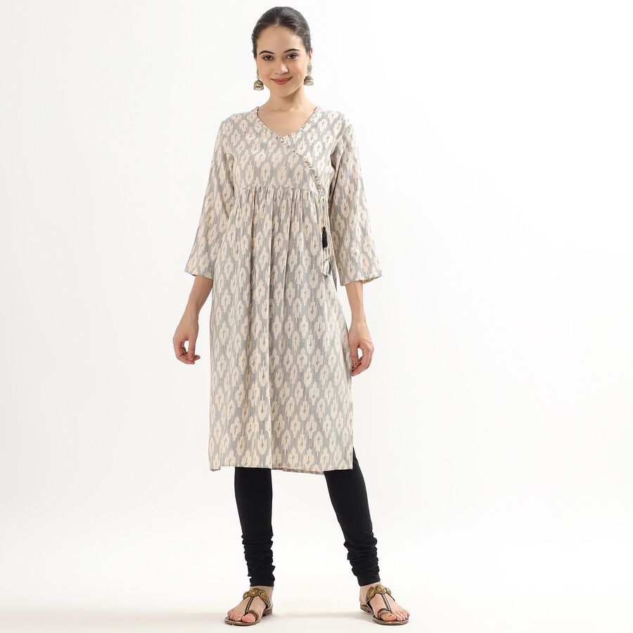 Ladies' Kurta, Off White, large image number null