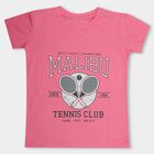 Girls' T-Shirt, गुलाबी, small