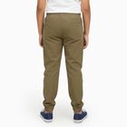 Boys' 100% Cotton Trouser, Olive, small image number null