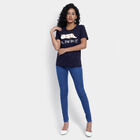 Round Neck T-Shirt, Navy Blue, small image number null