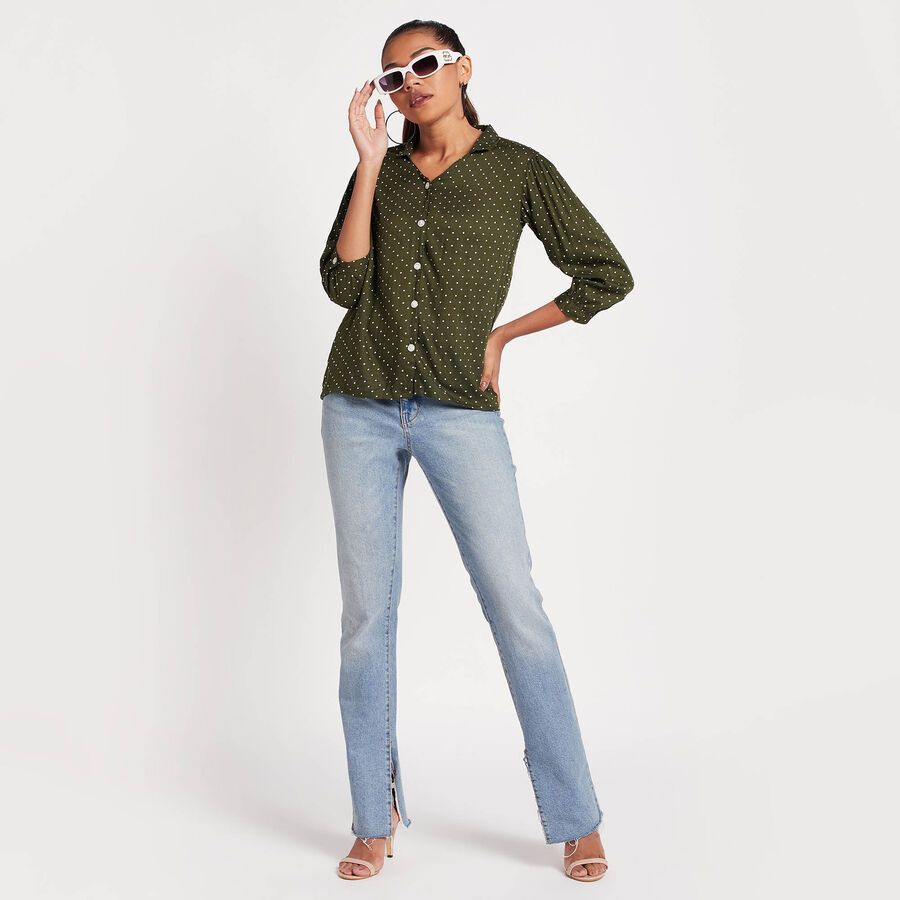 All Over Print Shirt, Olive, large image number null
