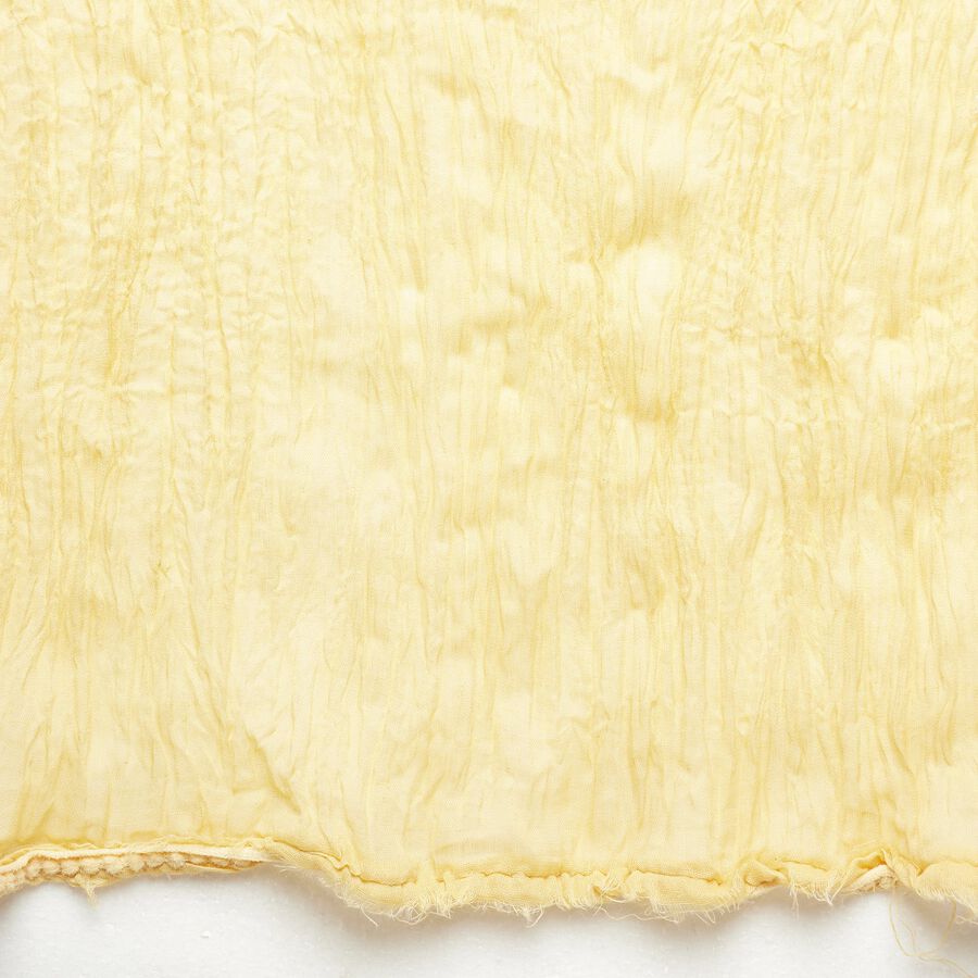 Solid Crinkled Dupatta, Beige, large image number null