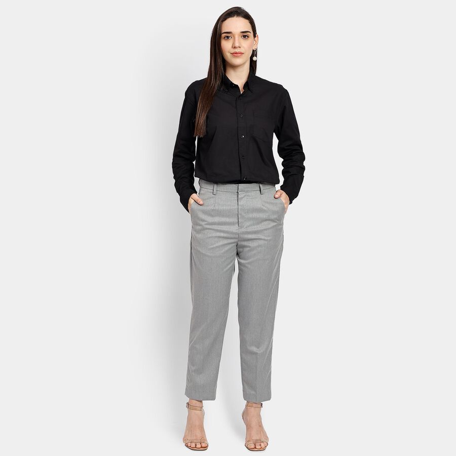 Ladies' Trousers, Dark Grey, large image number null