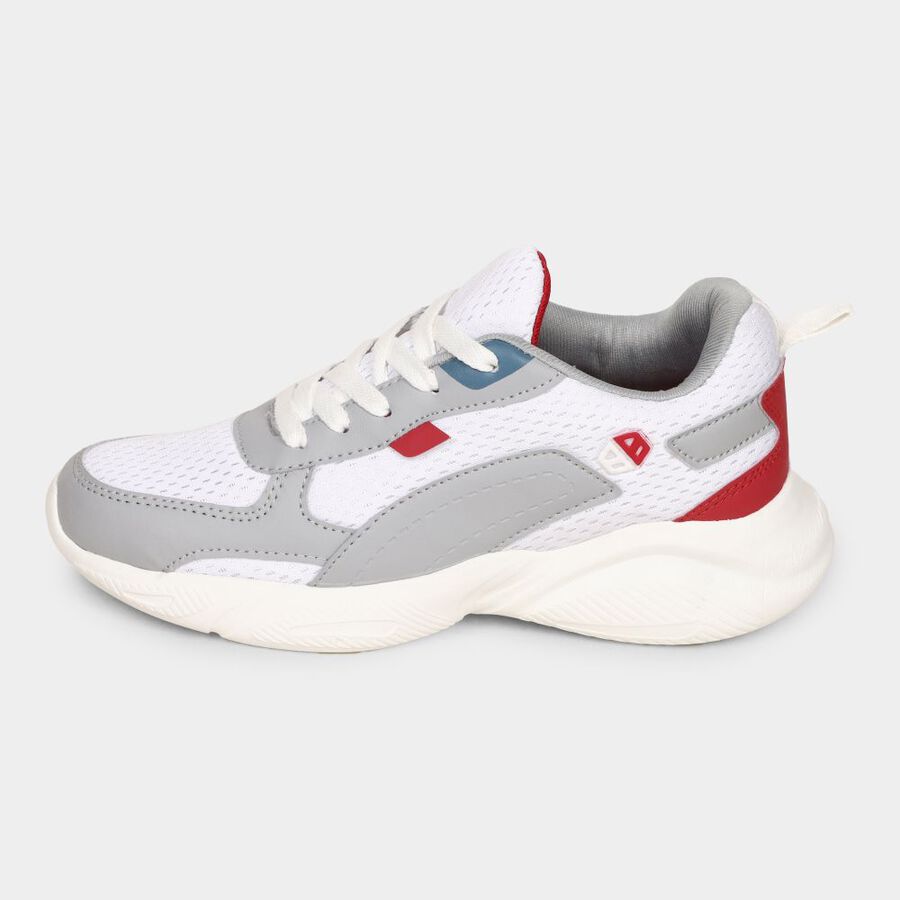 Men's Sport Shoes, White, large image number null