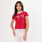 Ladies' Round Neck T-Shirt , Fuchsia, small image number null