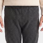 Girls' Charcoal Long Johns Thermal, चारकोल, small