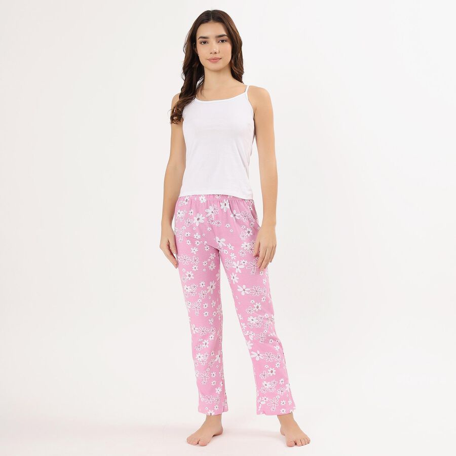 Ladies' 100% Cotton Pyjama, Lilac, large image number null
