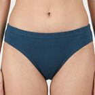 Women's Teal Regular Fit Solid Panty, Teal Blue, small