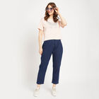 Cotton Round Neck T-Shirt, पीच, small image number null