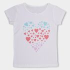 Girls' 100% Cotton T-Shirt , सफ़ेद, small image number null