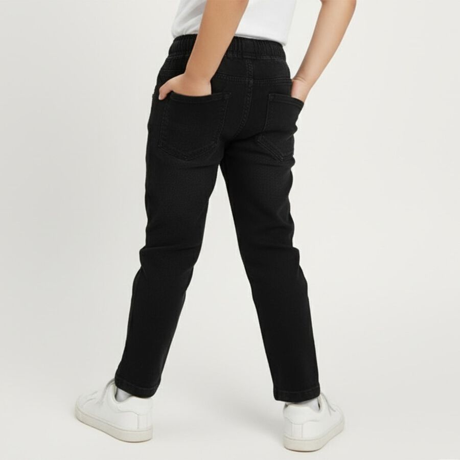 Boys' Jeans, काला, large image number null
