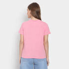 Round Neck T-Shirt, Pink, small image number null