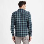 Cotton Checks Casual Shirt, Dark Green, small image number null