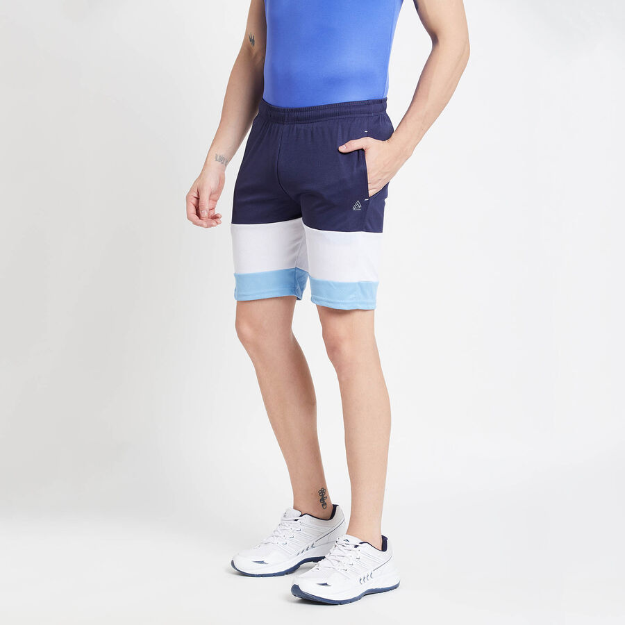 Cut & Sew Active Bermuda, Navy Blue, large image number null