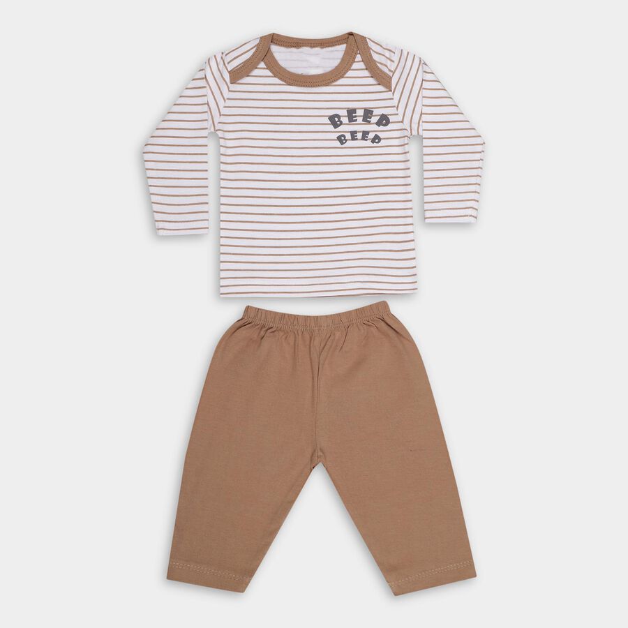 Infants' 100% Cotton Baba Suit , गहरा पीला, large image number null