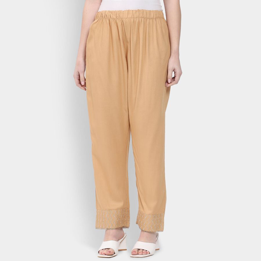 Ladies' Palazzos, गहरा पीला, large image number null