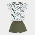 Infant Boys' 100% Cotton Baba Suit , ओलिव, small image number null