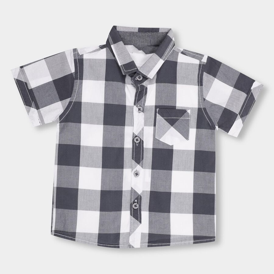 Infants' 100% Cotton Shirt , Light Grey, large image number null