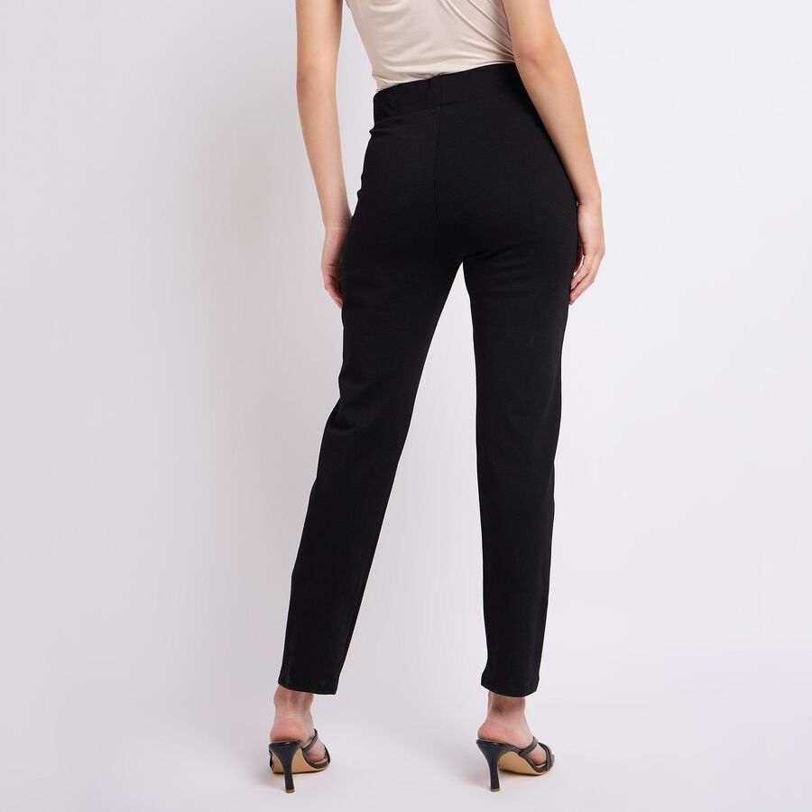 Ladies' Trousers, काला, large image number null