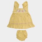 Infants' Frock, पीला, small