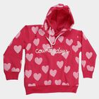Girls' Sweatshirt, Fuchsia, small image number null