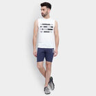 Solid Basic Bermuda, Melange Blue, small image number null