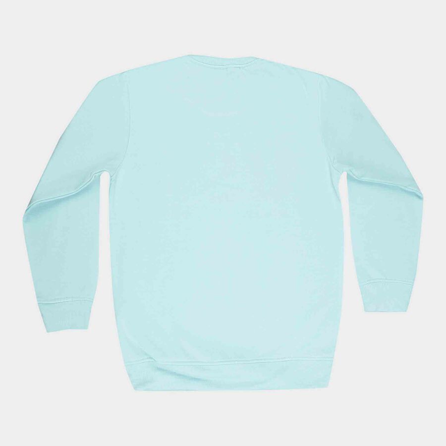 Printed Sweatshirt, Aqua, large image number null
