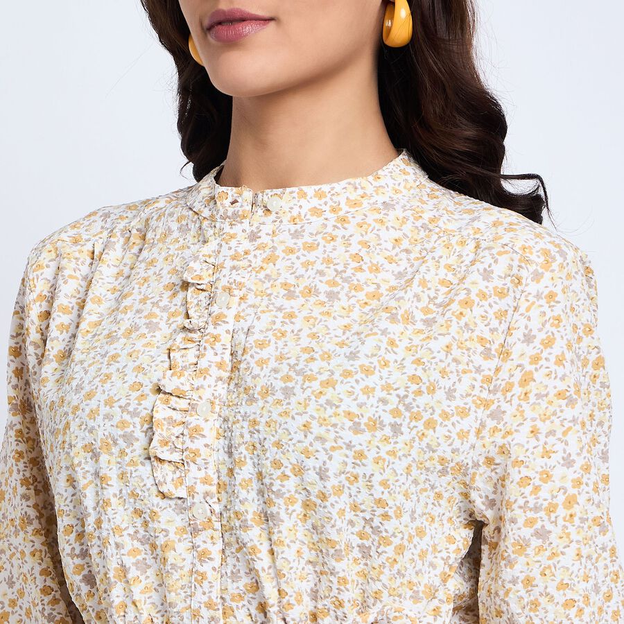 Ladies' Dress, पीला, large image number null