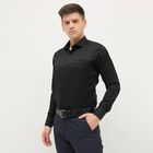 Men's Formal Shirt, काला, small image number null