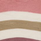 Infants Pastel Pink Crew Neck Striped Pullover, गुलाबी, small image number null