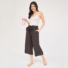 Ladies' Flared Capri, Brown, small image number null