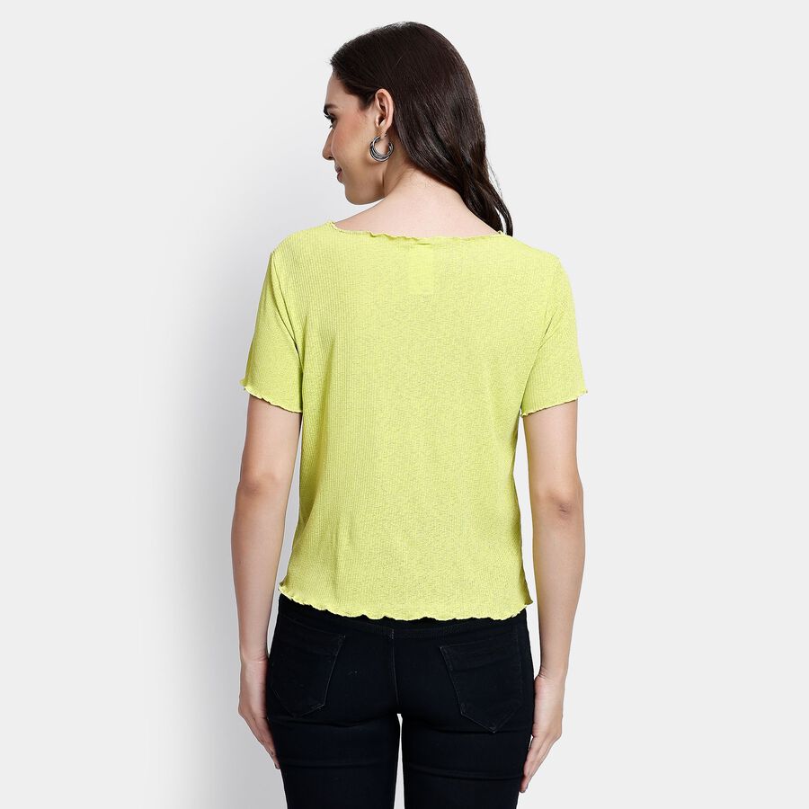 Ladies'  Crop  Top, Light Green, large image number null