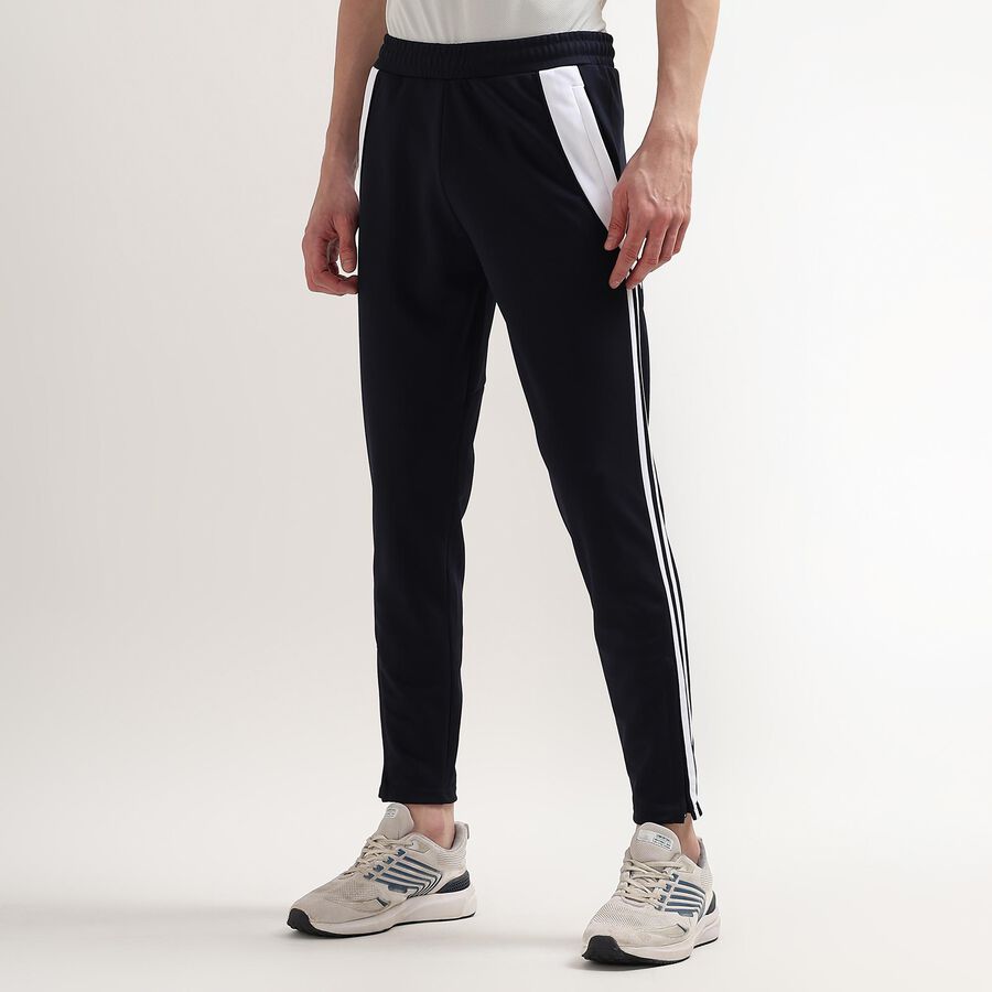 Men's Active Track Pants, Navy Blue, large image number null