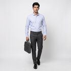 Men's Light Blue Formal Shirt, Light Blue, small