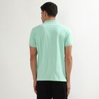 Men's 100% Cotton Collared Half Sleeves T-Shirt, एक्वा, small image number null