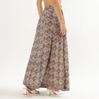 Women's Multicolor Flared Tiered Skirt, Dark Blue, small image number null
