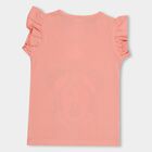 Girls' 100% Cotton T-Shirt, Light Pink, small