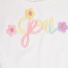 Girls' T-Shirt , सफ़ेद, small image number null