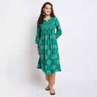Ladies' Kurta, टील ब्लू, small