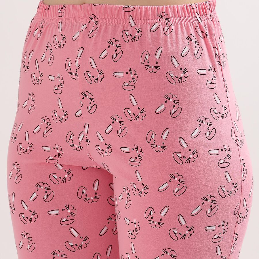 Ladies' Night Suit, Light Pink, large image number null