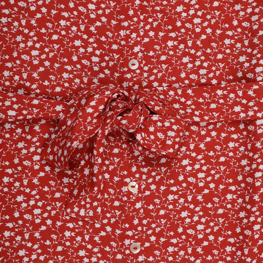 Girls' Dress , Red, large image number null