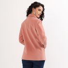 Women's Light Pink Classic Button-Front Jacket, हल्का गुलाबी, small image number null
