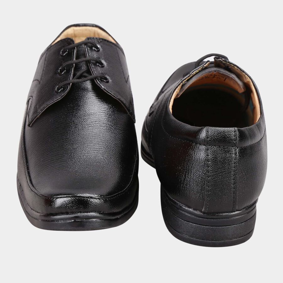 Men Lace-Ups Formal Shoes, Black, large image number null