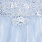 Girls' Frock , हल्का नीला, small image number null