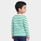 Boys Green Crew Neck Regular Boys T-Shirt, Light Green, small