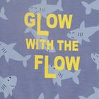 Boys Light Blue Crew Neck Casual Sweatshirt, Mid Blue, small image number null