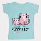 Girls' 100% Cotton T-Shirt , Light Green, small image number null