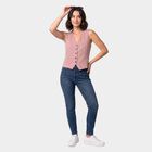 Women's Lilac V-Neck Slim Fit Shirt, Lilac, small