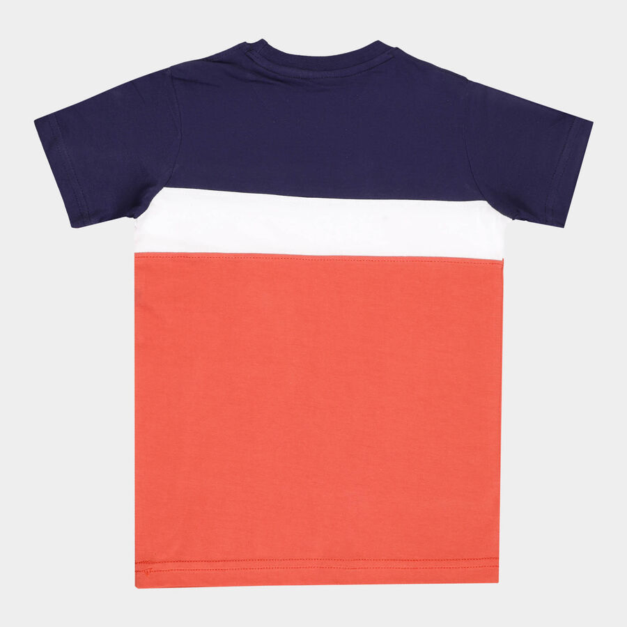 Boys Cotton T-Shirt, Rust, large image number null