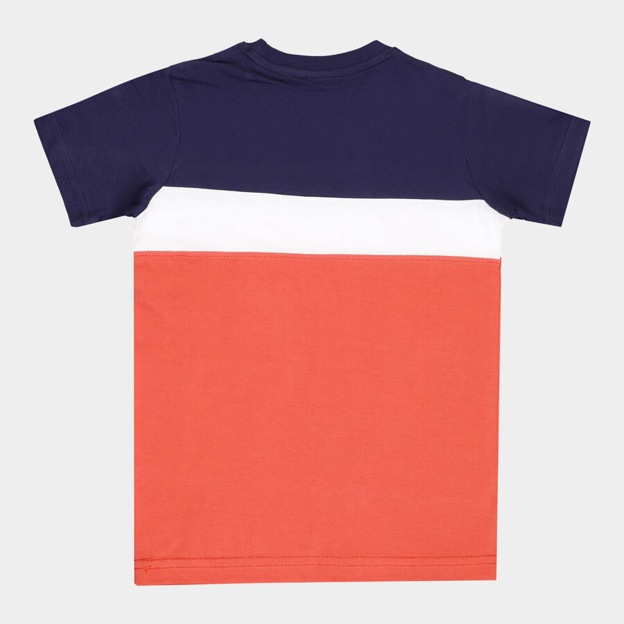 Boys Cotton T-Shirt, रस्ट, large image number null
